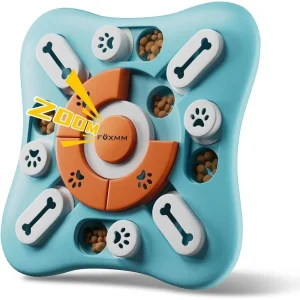 Interactive Dog Treat Puzzle Toys for IQ Training, Mental Stimulation, and Slow Feeding for All Dog Sizes